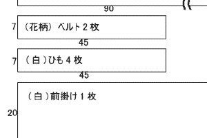 エプロンドレスの作り方