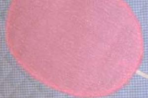 ざらざらのナイロンタオル