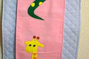 へびのアップリケ