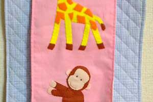 おさるのアップリケ